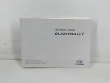 2013 Hyundai Elantra Gt Owners Manual Book Guide P/N:DA50-EU34I OEM Used Auto Parts