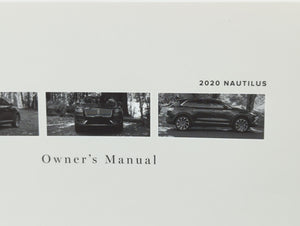 2020 Lincoln Nautilus Owners Manual Book Guide P/N:LA1J 19A321 AA OEM Used Auto Parts