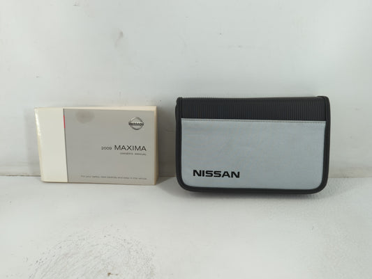 2009 Nissan Maxima Owners Manual Book Guide P/N:OM9E-0A35U0 OEM Used Auto Parts - Oemusedautoparts1.com