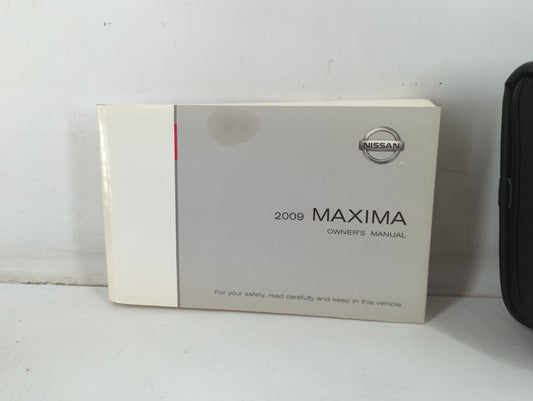 2009 Nissan Maxima Owners Manual Book Guide P/N:OM9E-0A35U0 OEM Used Auto Parts