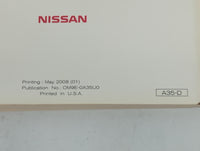 2009 Nissan Maxima Owners Manual Book Guide P/N:OM9E-0A35U0 OEM Used Auto Parts - Oemusedautoparts1.com