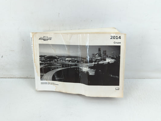 2014 Chevrolet Cruze Owners Manual Book Guide P/N:22895907 B OEM Used Auto Parts - Oemusedautoparts1.com