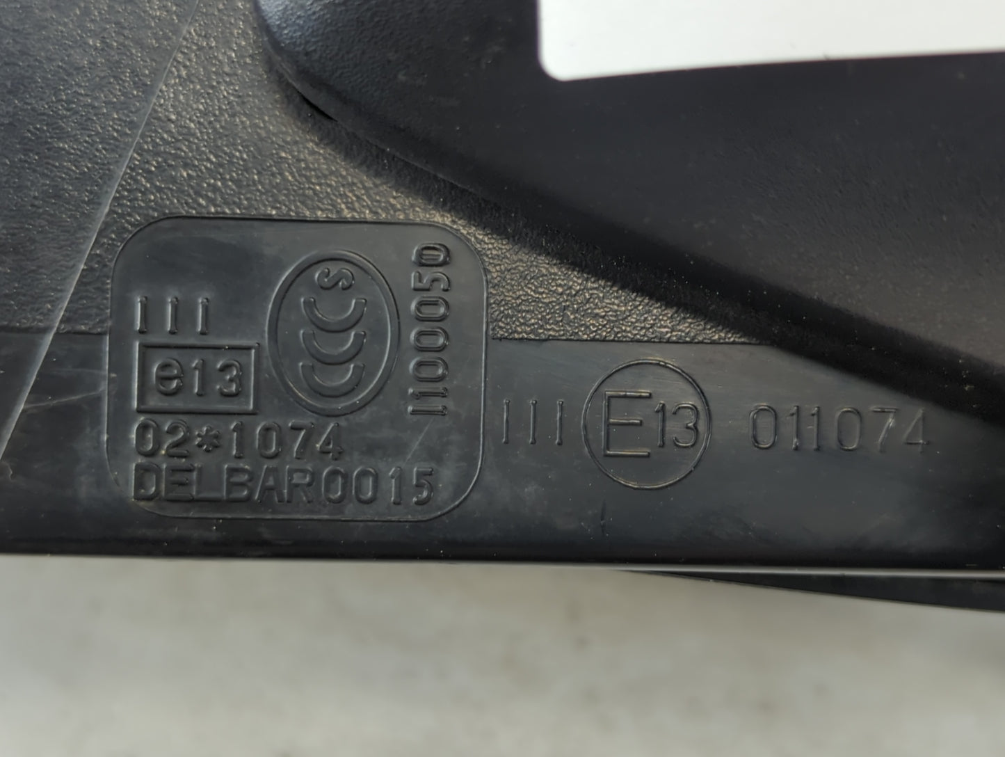 2007-2017 Jeep Compass Passenger Right Side View Manual Door Mirror Black - Oemusedautoparts1.com