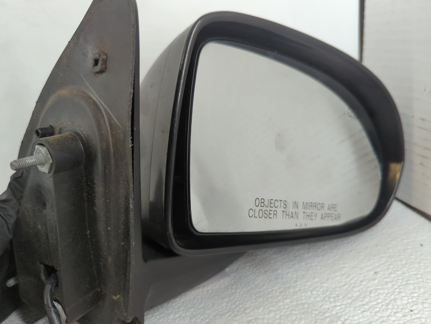 2007-2017 Jeep Compass Passenger Right Side View Manual Door Mirror Black - Oemusedautoparts1.com