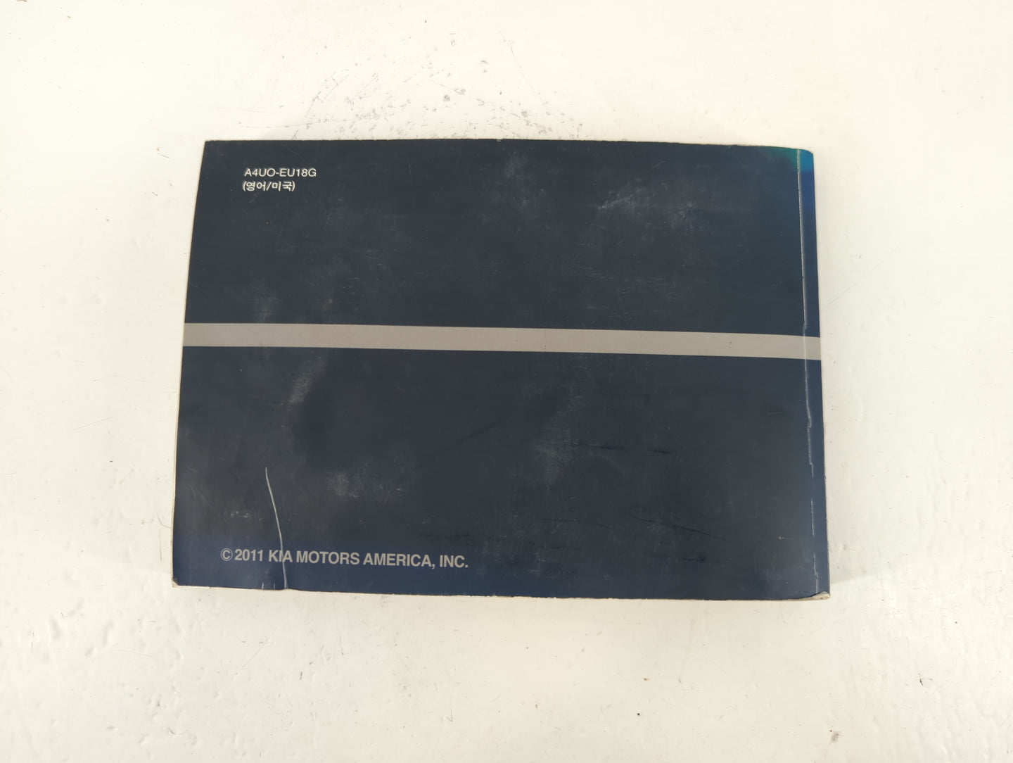 2011 Kia Optima Owners Manual Book Guide P/N:A4U0-EU18G OEM Used Auto Parts - Oemusedautoparts1.com