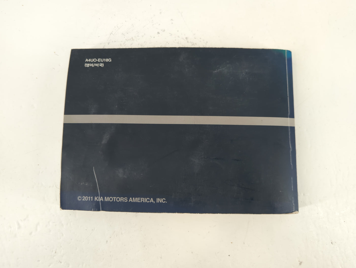 2011 Kia Optima Owners Manual Book Guide P/N:A4U0-EU18G OEM Used Auto Parts - Oemusedautoparts1.com