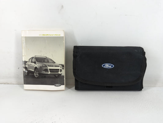 2013 Ford Escape Owners Manual Book Guide P/N:DJ5J 19A321 AA OEM Used Auto Parts - Oemusedautoparts1.com