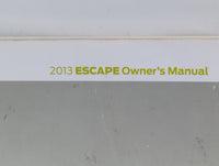 2013 Ford Escape Owners Manual Book Guide P/N:DJ5J 19A321 AA OEM Used Auto Parts - Oemusedautoparts1.com