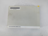 2016 Kia Sedona Owners Manual Book Guide P/N:GA9O-EU59E OEM Used Auto Parts - Oemusedautoparts1.com