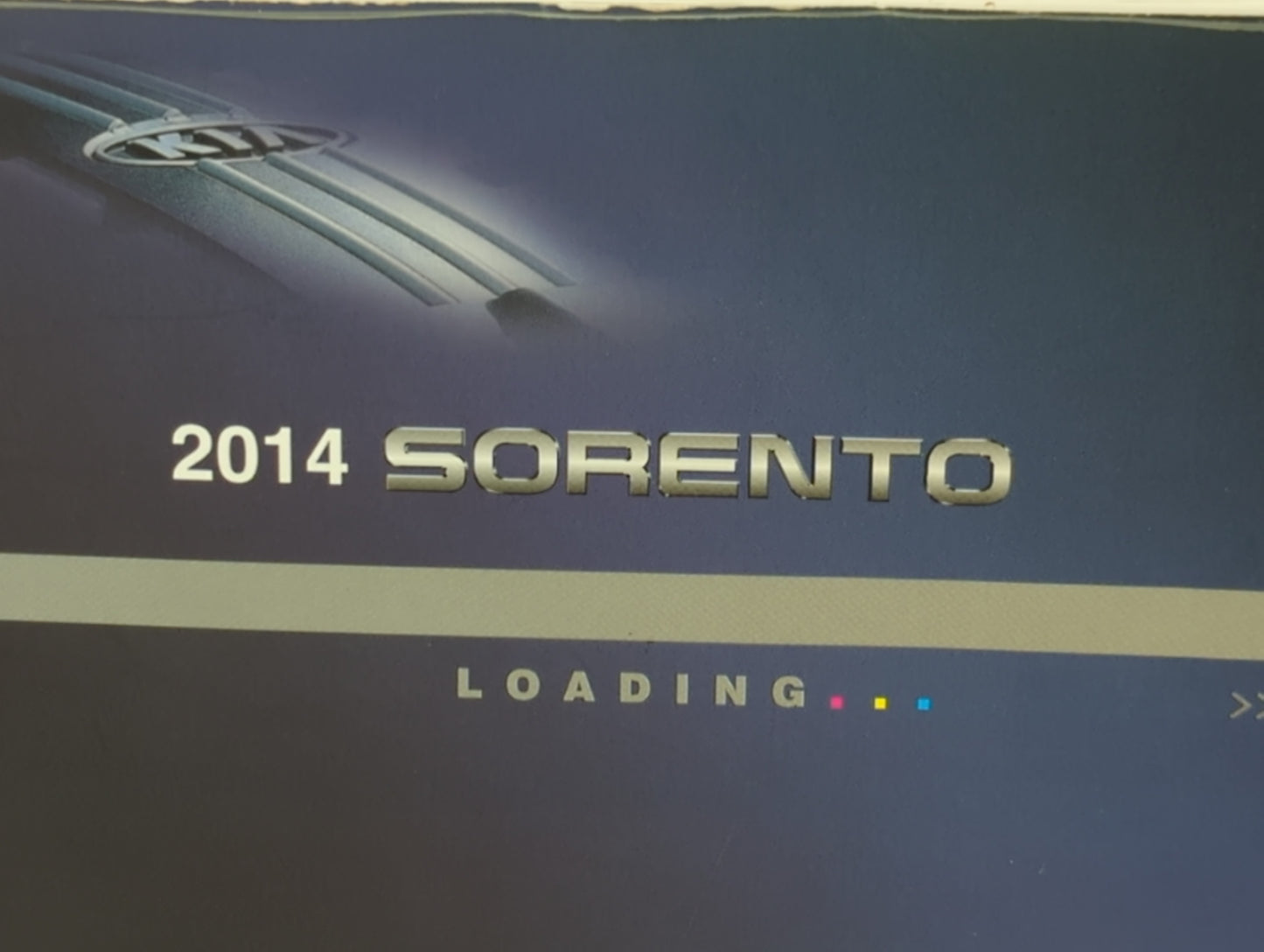 2014 Kia Sorento Owners Manual Book Guide P/N:A2PO-EU32B OEM Used Auto Parts - Oemusedautoparts1.com