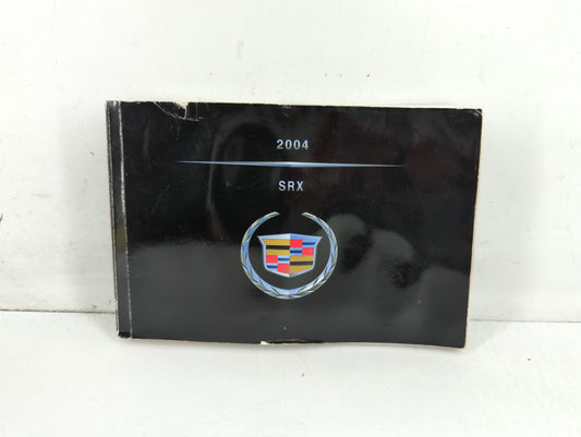 2004 Cadillac Srx Owners Manual Book Guide P/N:25751862 B OEM Used Auto Parts - Oemusedautoparts1.com