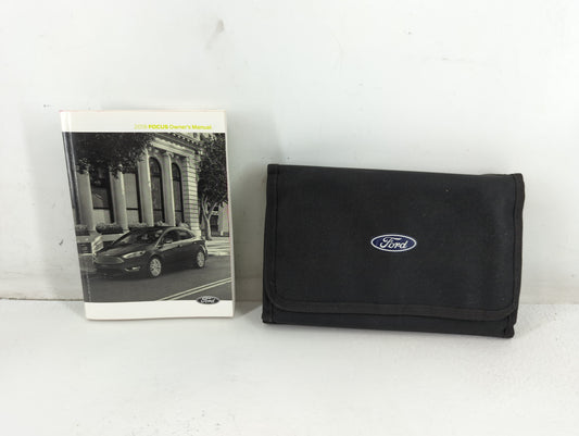 2018 Ford Focus Owners Manual Book Guide P/N:JM5J 19A321 AA OEM Used Auto Parts - Oemusedautoparts1.com