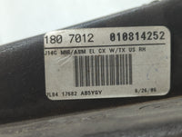 2001-2007 Ford Escape Passenger Right Side View Manual Door Mirror Black - Oemusedautoparts1.com