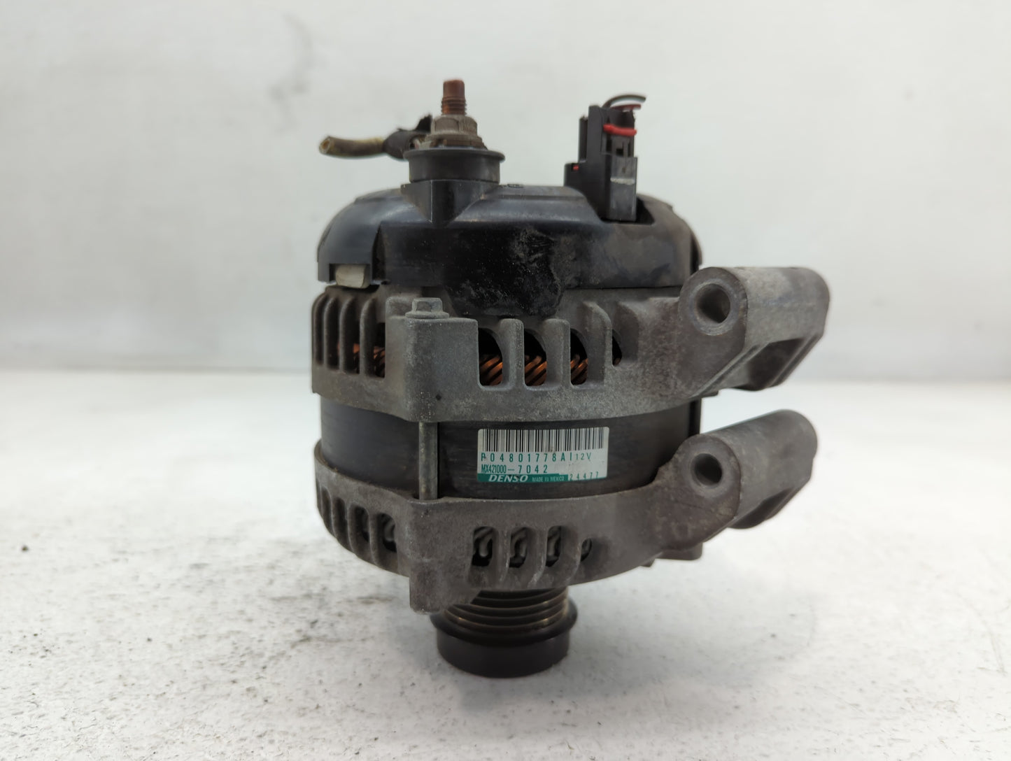 2011-2022 Dodge Charger Alternator Replacement Generator Charging Assembly Engine OEM P/N:MX421000-7042 P04801778AI Fits OEM Used Auto Parts - Oemusedautoparts1.com
