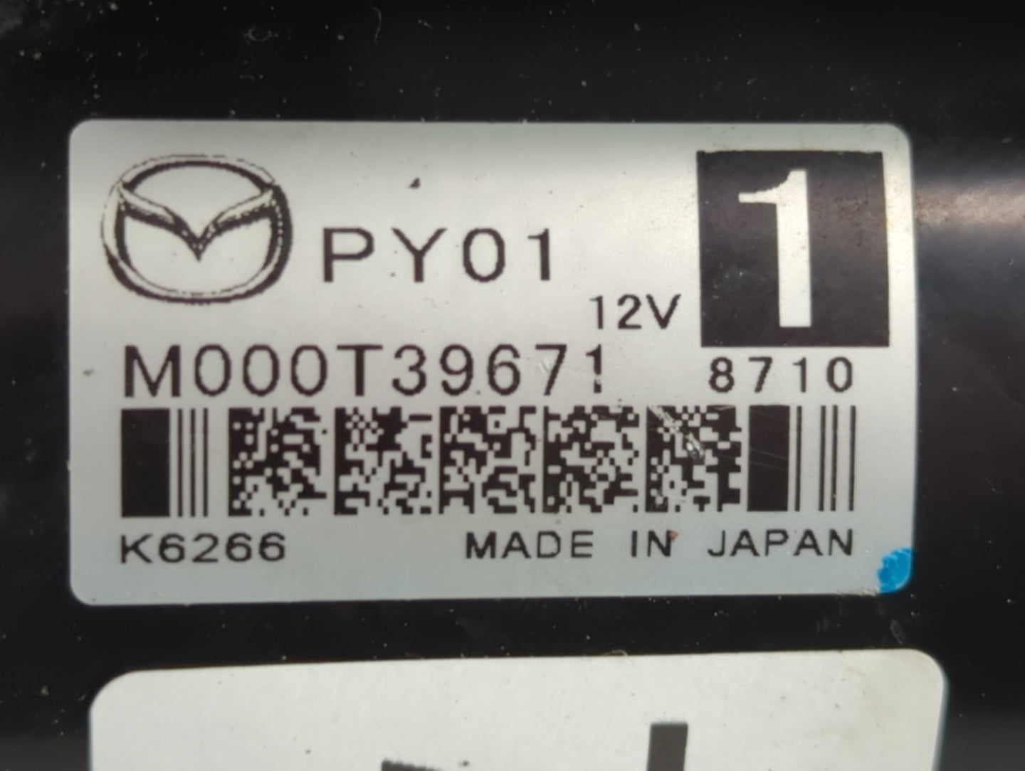 2014-2022 Mazda Cx-5 Car Starter Motor Solenoid OEM P/N:M000T39671 Fits Fits 2014 2015 2016 2017 2018 2019 2020 2021 2022 OEM Used Auto Parts - Oemusedautoparts1.com