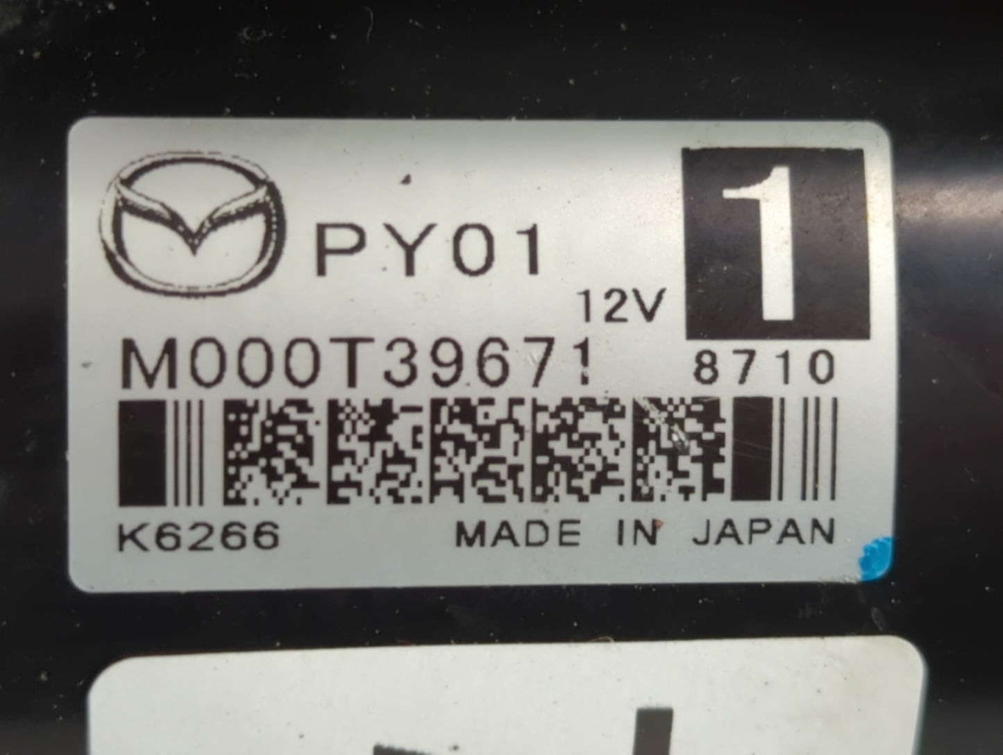 2014-2022 Mazda Cx-5 Car Starter Motor Solenoid OEM P/N:M000T39671 Fits Fits 2014 2015 2016 2017 2018 2019 2020 2021 2022 OEM Used Auto Parts - Oemusedautoparts1.com