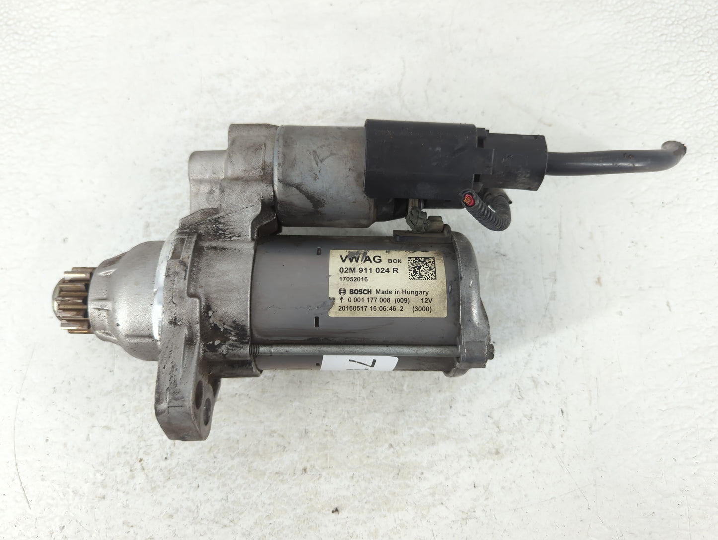 2014-2020 Volkswagen Passat Car Starter Motor Solenoid OEM P/N:02M 911 024 R Fits OEM Used Auto Parts - Oemusedautoparts1.com