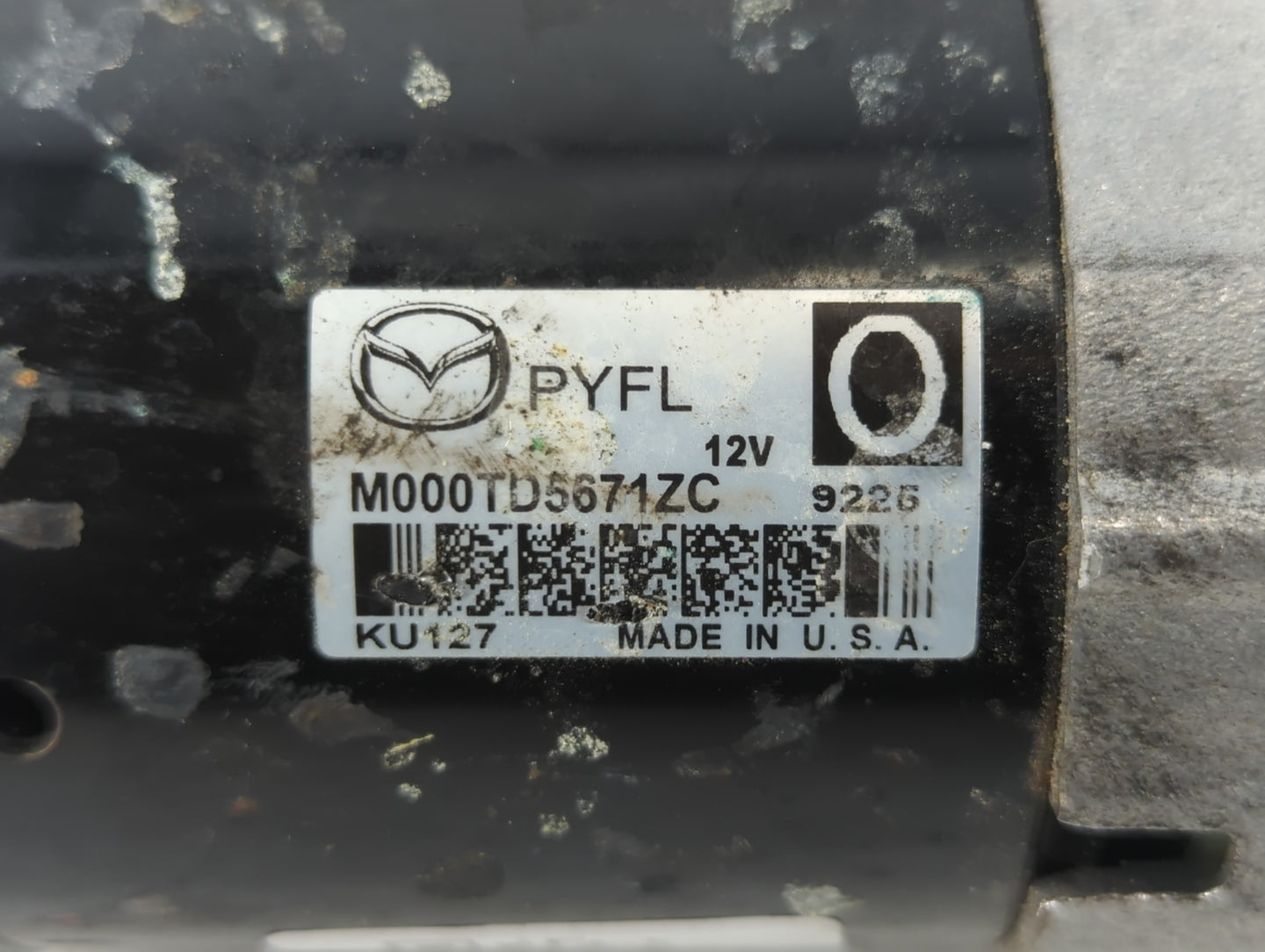 2019-2022 Mazda Cx-5 Car Starter Motor Solenoid OEM P/N:M000TD5671ZC Fits Fits 2016 2017 2018 2019 2020 2021 2022 OEM Used Auto Parts - Oemusedautoparts1.com
