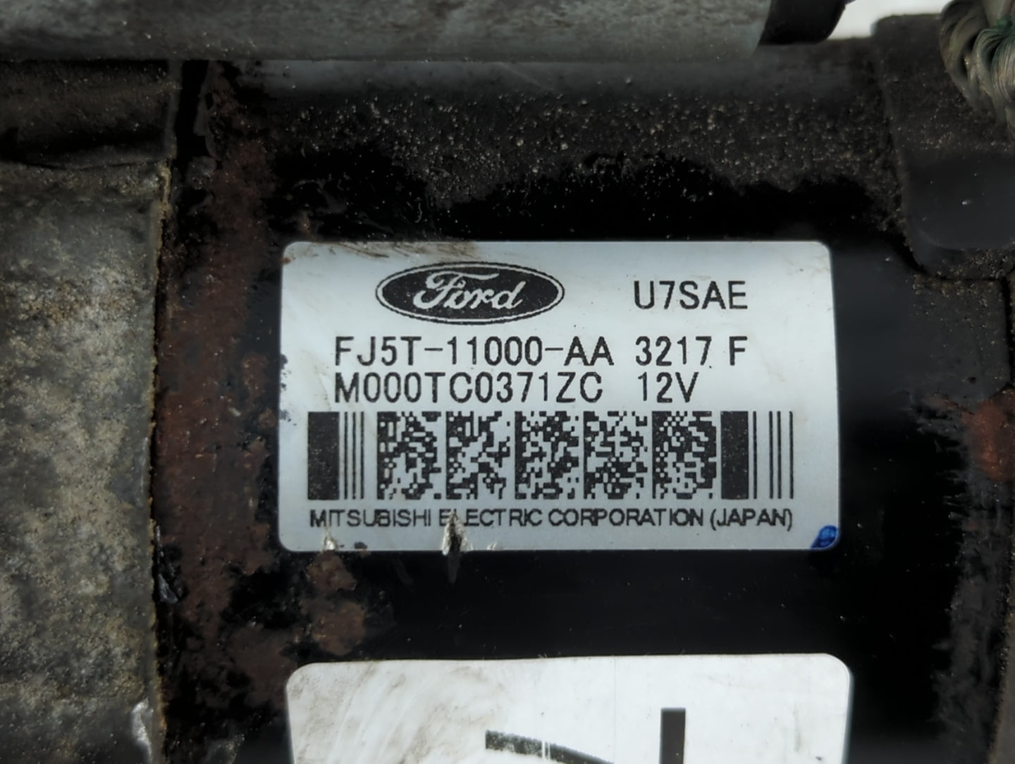 2014-2018 Ford Edge Car Starter Motor Solenoid OEM P/N:M000TC0371ZC FJ5T-11000-AA Fits OEM Used Auto Parts - Oemusedautoparts1.com