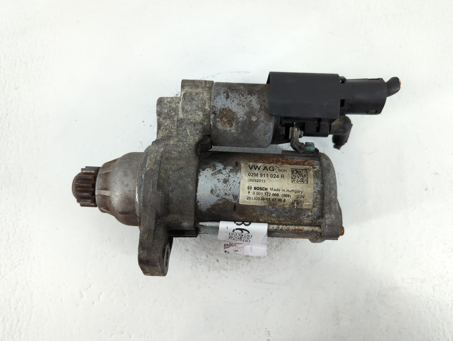 2014-2020 Volkswagen Passat Car Starter Motor Solenoid OEM P/N:02M 911 024 R Fits OEM Used Auto Parts - Oemusedautoparts1.com