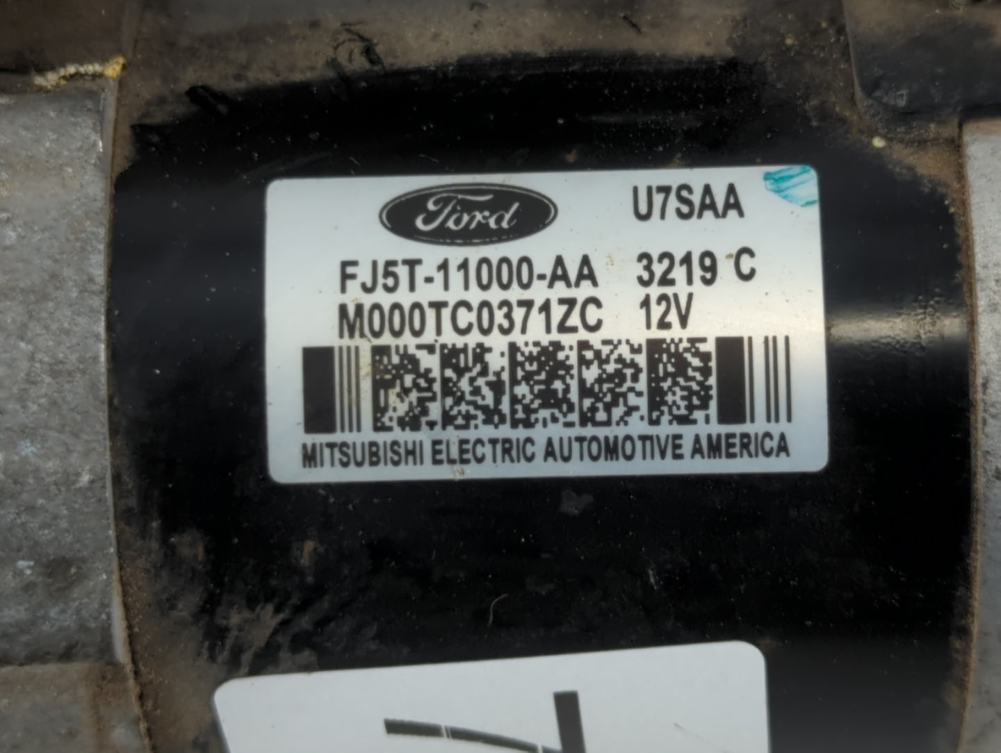 2013-2020 Ford Fusion Car Starter Motor Solenoid OEM P/N:M000TC0371ZC FJ5T-11000-AA Fits OEM Used Auto Parts - Oemusedautoparts1.com