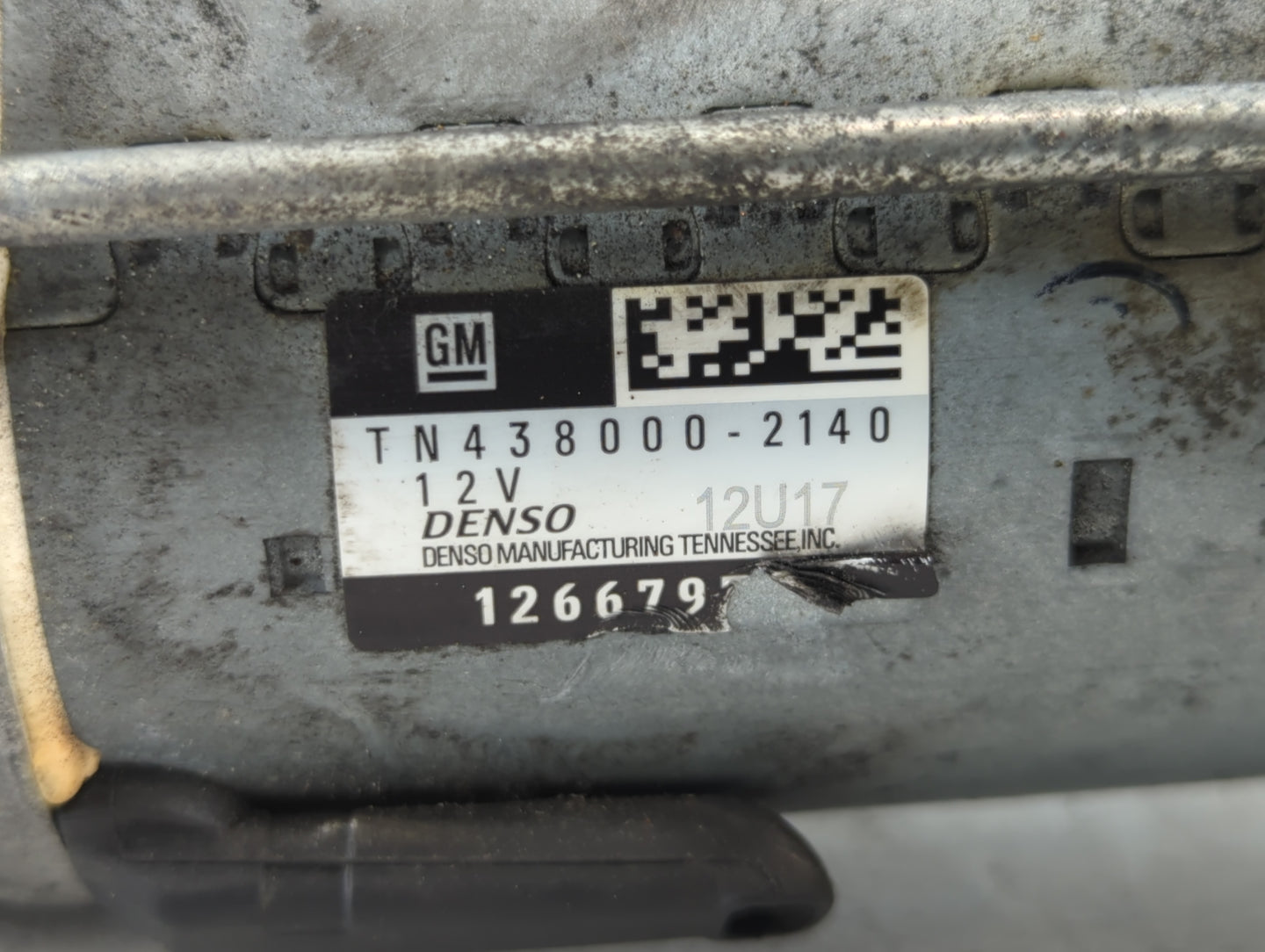 2018-2020 Buick Enclave Car Starter Motor Solenoid OEM P/N:TN438000-2140 Fits Fits 2016 2017 2018 2019 2020 2021 2022 OEM Used Auto Parts - Oemusedautoparts1.com