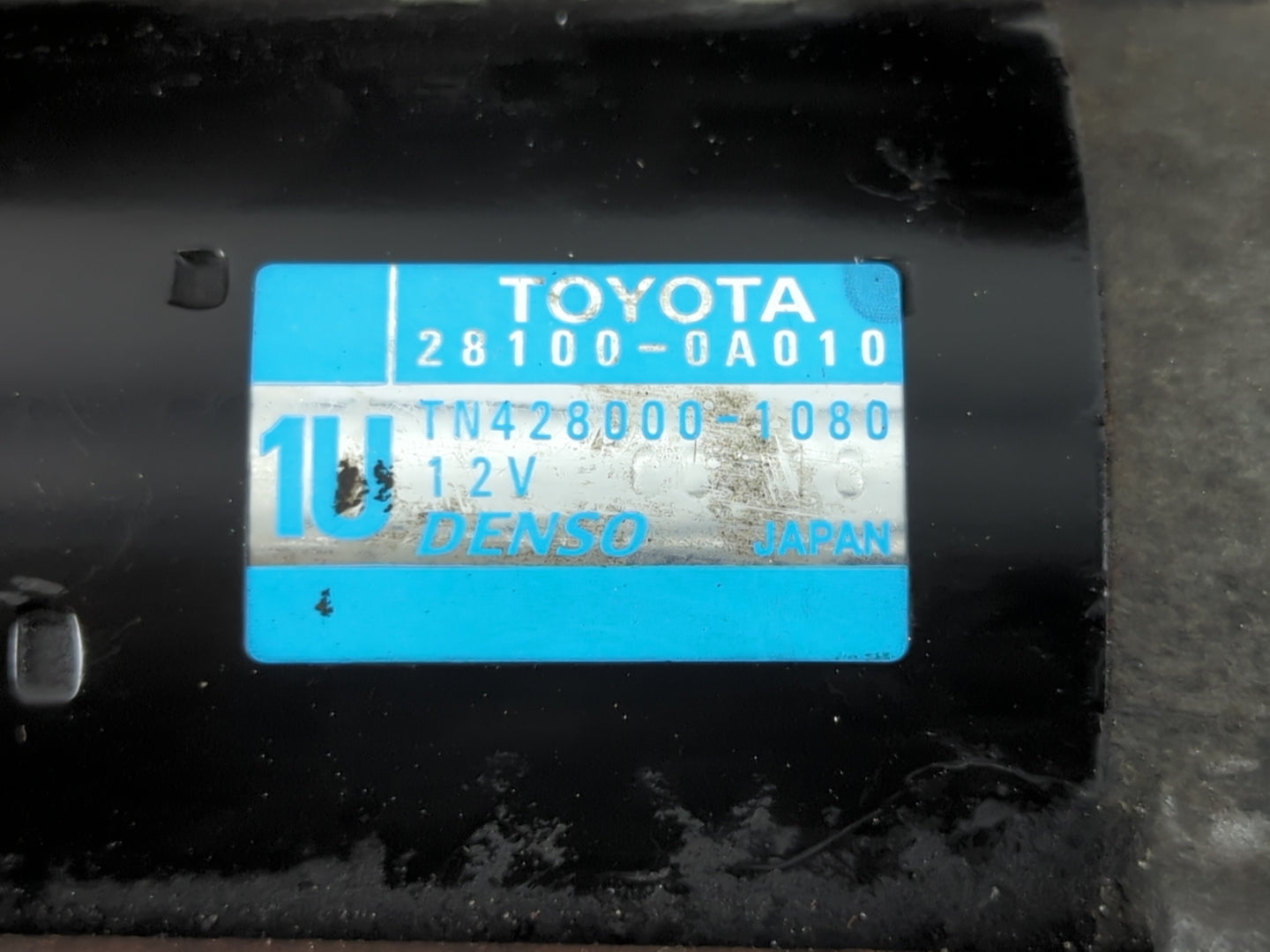 2004 Toyota Solara Car Starter Motor Solenoid OEM P/N:428000-1080 28100-0A010 Fits OEM Used Auto Parts - Oemusedautoparts1.com