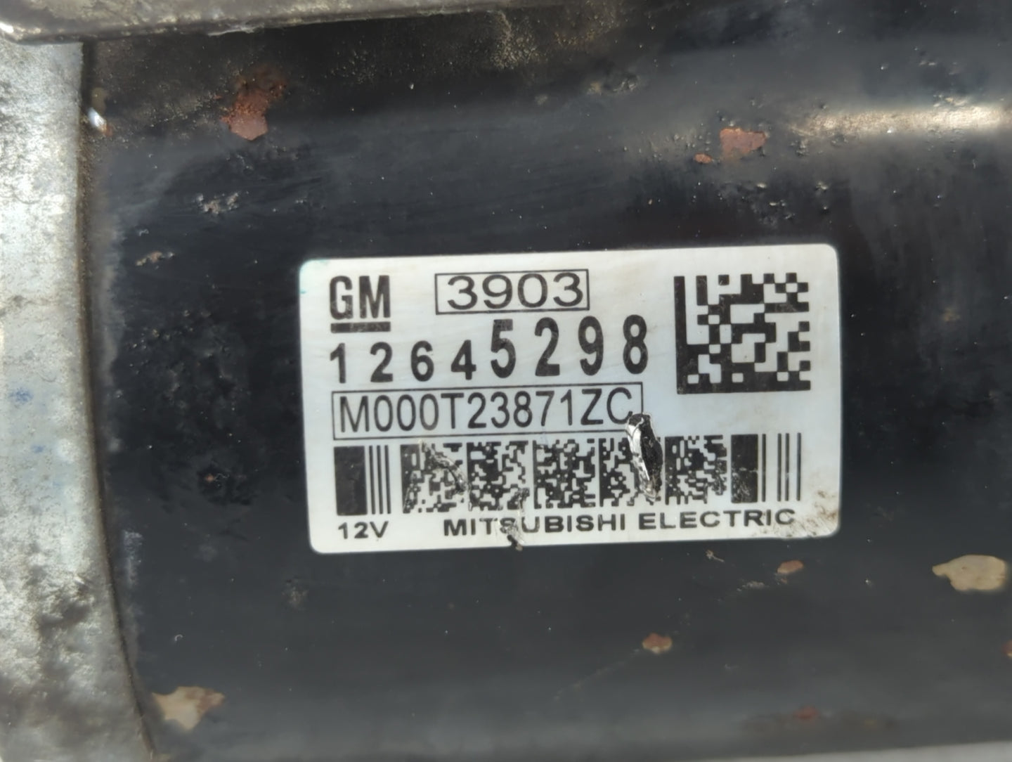 2013-2019 Cadillac Xts Car Starter Motor Solenoid OEM P/N:M000T23871ZC 12645298 Fits OEM Used Auto Parts - Oemusedautoparts1.com