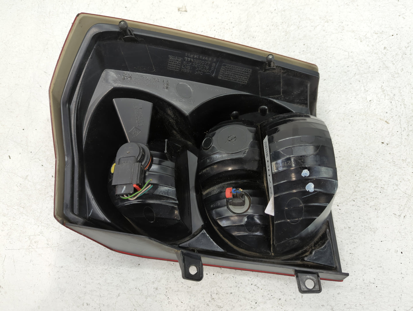 2008-2012 Dodge Caliber Tail Light Assembly Driver Left OEM P/N:05160361AA Fits Fits 2008 2009 2010 2011 2012 OEM Used Auto Parts - Oemusedautoparts1.com