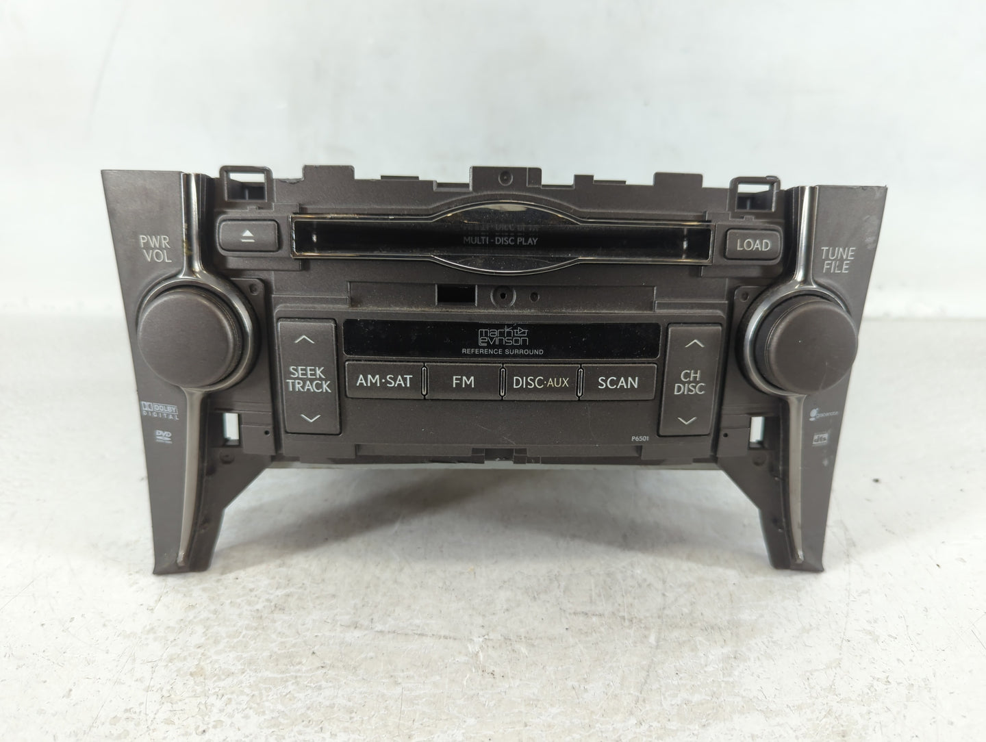 2007 Lexus Ls400 Radio AM FM Cd Player Receiver Replacement P/N:86120-50f10-1 Fits Fits 2008 2009 OEM Used Auto Parts - Oemusedautoparts1.com