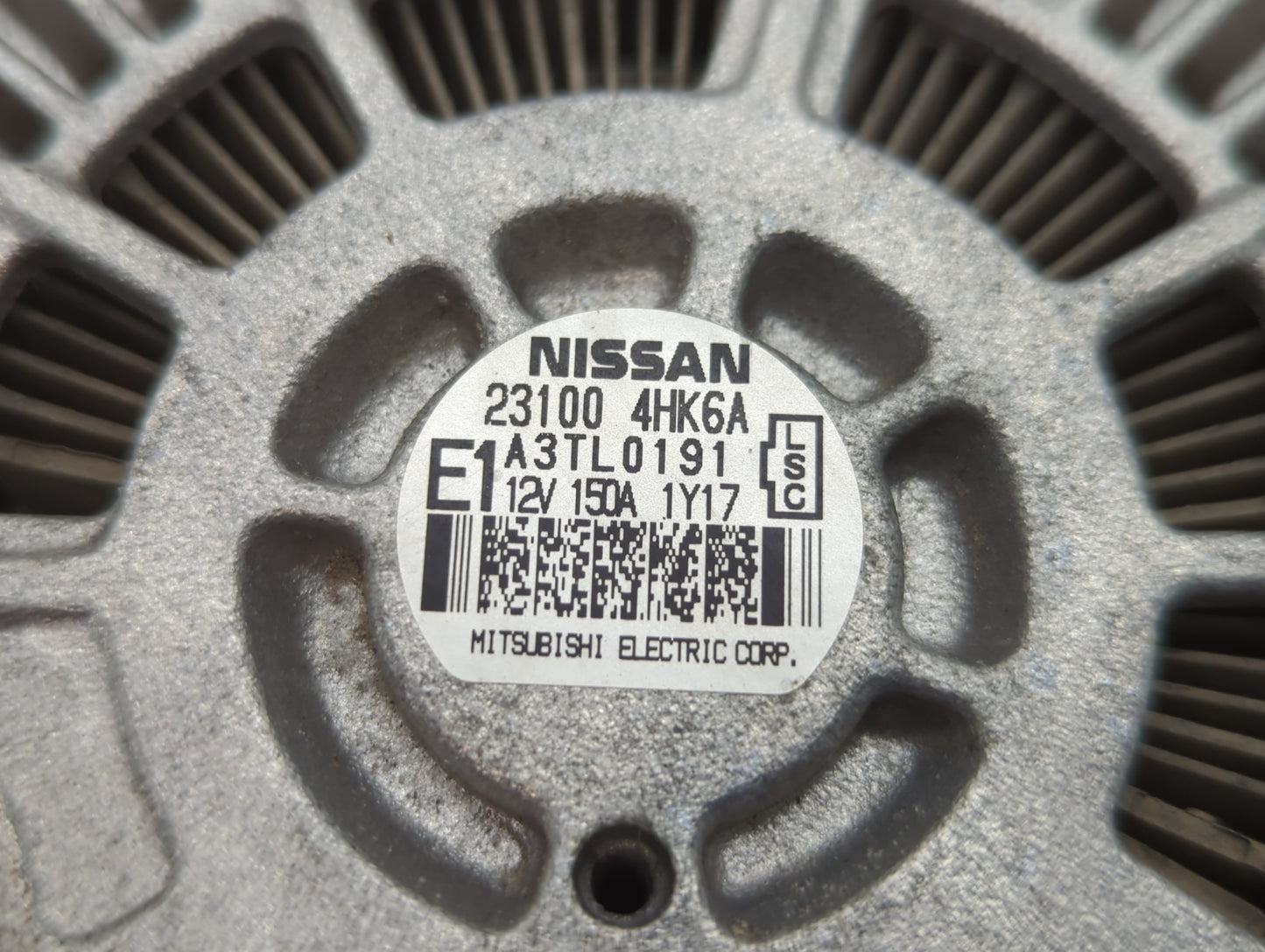 2017-2020 Infiniti Q60 Alternator Replacement Generator Charging Assembly Engine OEM P/N:23100 4HK6A Fits OEM Used Auto Parts - Oemusedautoparts1.com