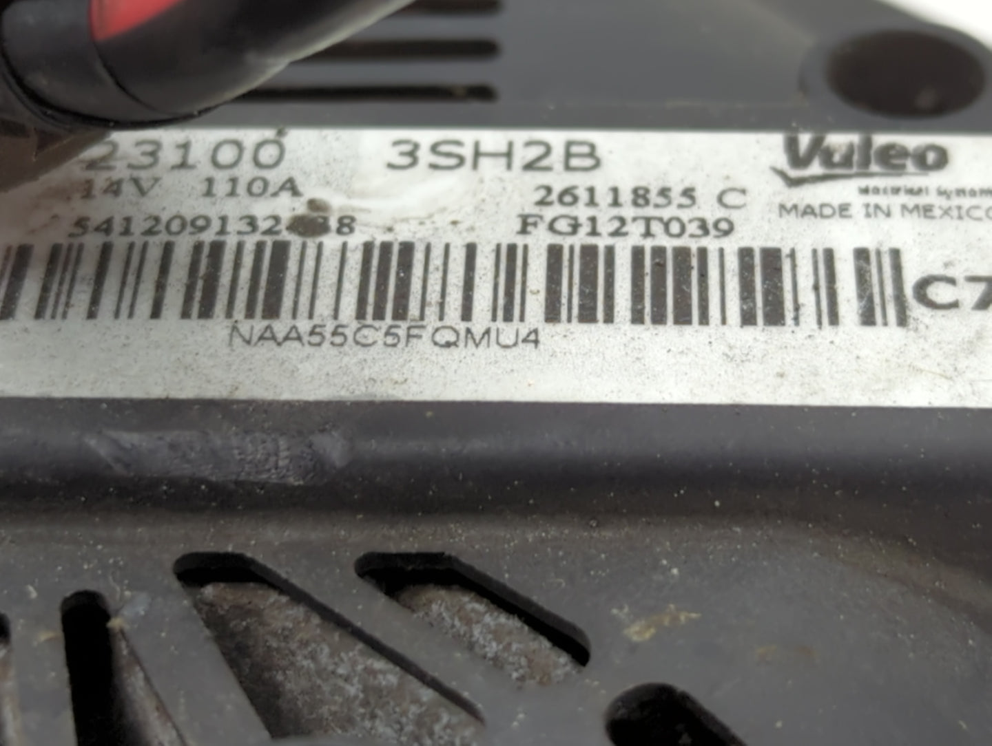 2013-2019 Nissan Sentra Alternator Replacement Generator Charging Assembly Engine OEM P/N:23100 3SH2B Fits OEM Used Auto Parts - Oemusedautoparts1.com