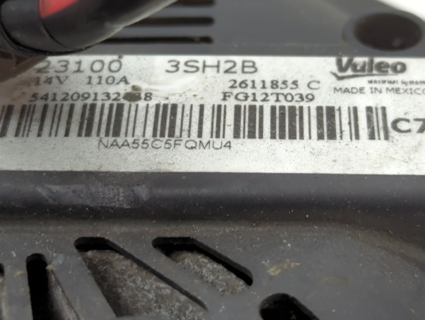 2013-2019 Nissan Sentra Alternator Replacement Generator Charging Assembly Engine OEM P/N:23100 3SH2B Fits OEM Used Auto Parts - Oemusedautoparts1.com