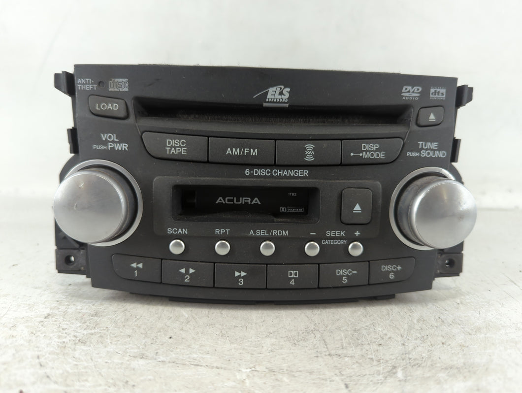 2004-2006 Acura Tl Radio AM FM Cd Player Receiver Replacement P/N:11122259 100-SEP-A011 Fits Fits 2004 2005 2006 OEM Used Auto Parts