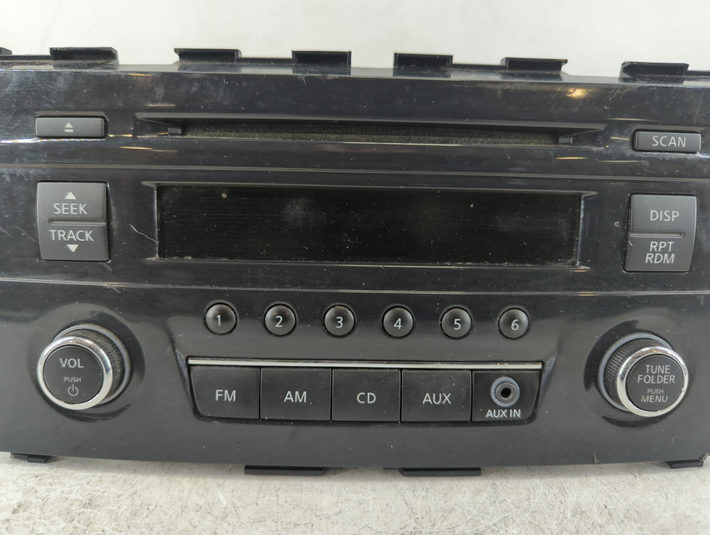 2013-2015 Nissan Altima Radio AM FM Cd Player Receiver Replacement P/N:28185 3TB0G Fits Fits 2013 2014 2015 OEM Used Auto Parts - Oemusedautoparts1.com