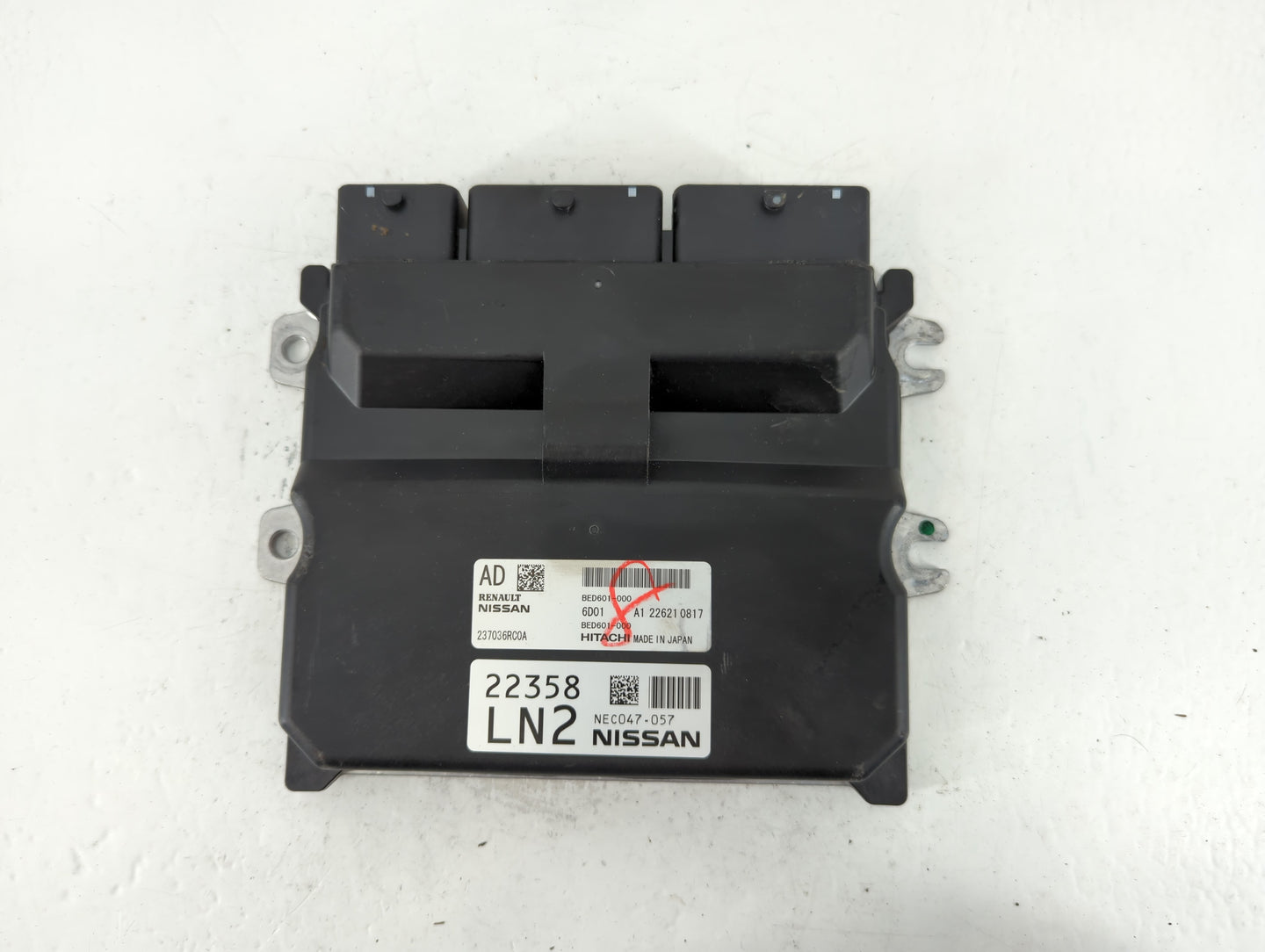 2022 Nissan Rogue PCM Engine Control Computer ECU ECM PCU OEM P/N:A1 22621 0817 237036RC0A Fits OEM Used Auto Parts - Oemusedautoparts1.com