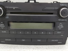 2009-2010 Toyota Corolla Radio AM FM Cd Player Receiver Replacement P/N:86120-02A90 Fits Fits 2009 2010 OEM Used Auto Parts