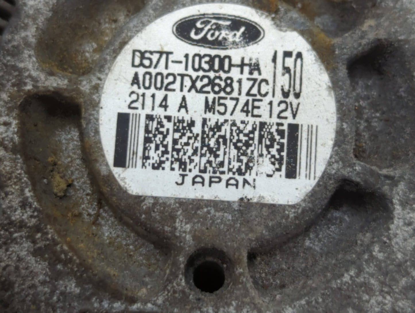 2013-2020 Ford Fusion Alternator Replacement Generator Charging Assembly Engine OEM P/N:DS7T-10300-HA Fits OEM Used Auto Parts - Oemusedautoparts1.com