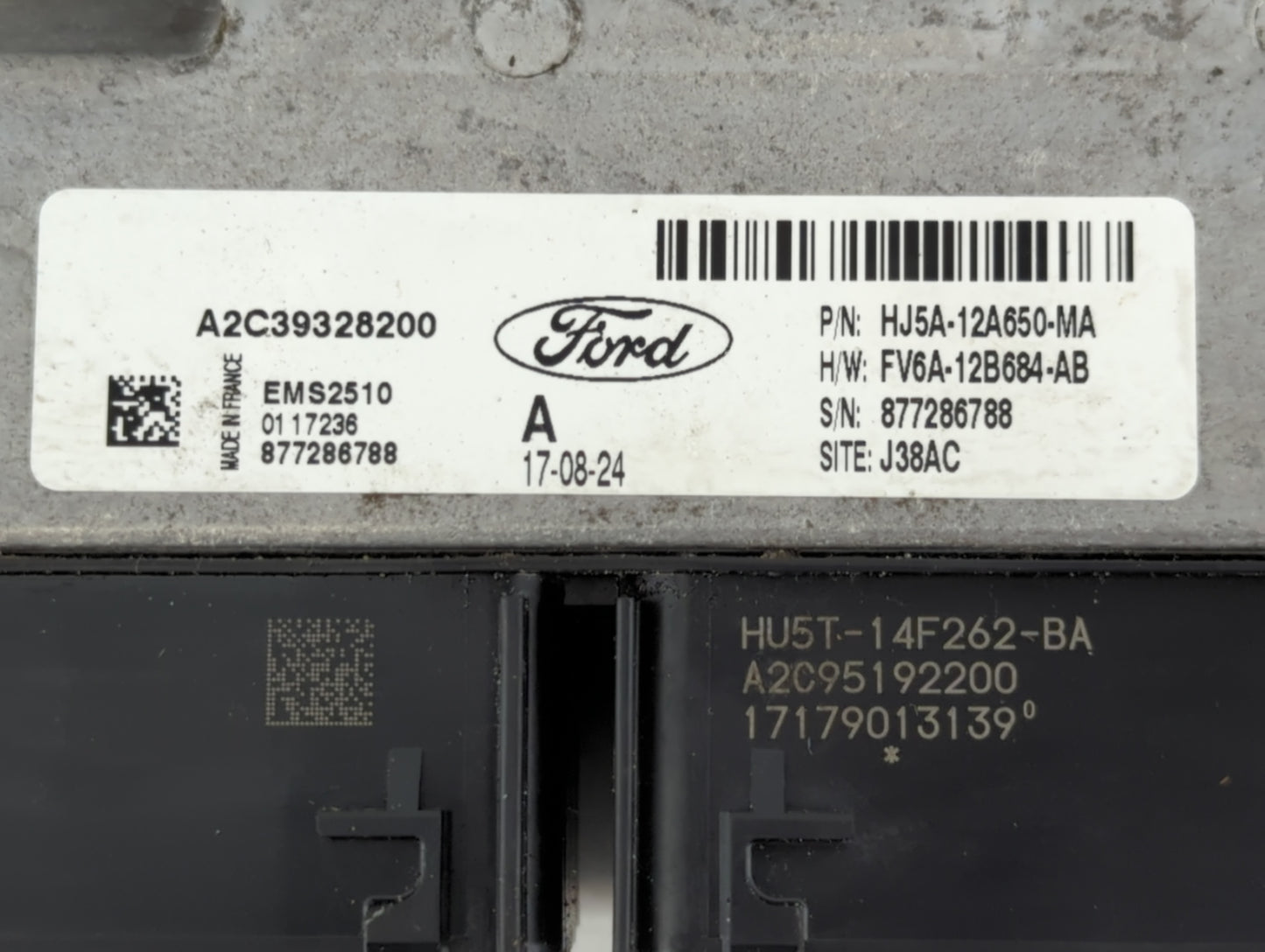 2017-2019 Ford Escape PCM Engine Control Computer ECU ECM PCU OEM P/N:HJ5A-12A560-MA Fits Fits 2017 2018 2019 OEM Used Auto Parts - Oemusedautoparts1.com