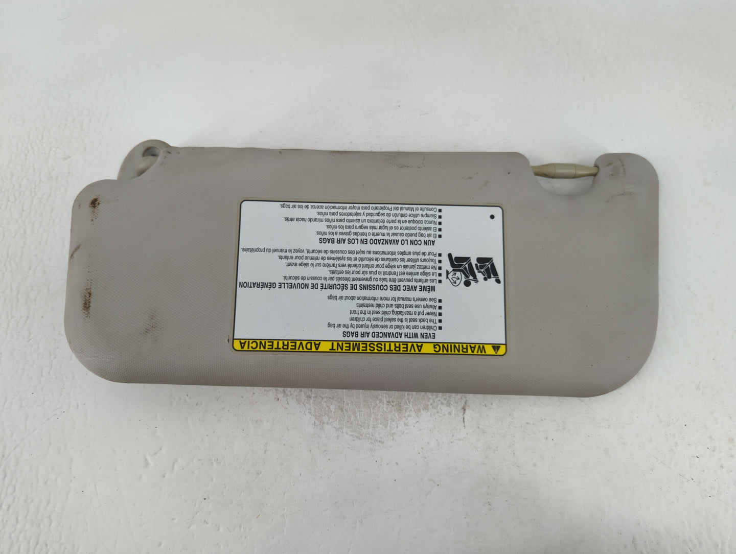 2017-2019 Toyota Corolla Sun Visor Shade Replacement Passenger Right Mirror Fits Fits 2017 2018 2019 OEM Used Auto Parts - Oemusedautoparts1.com