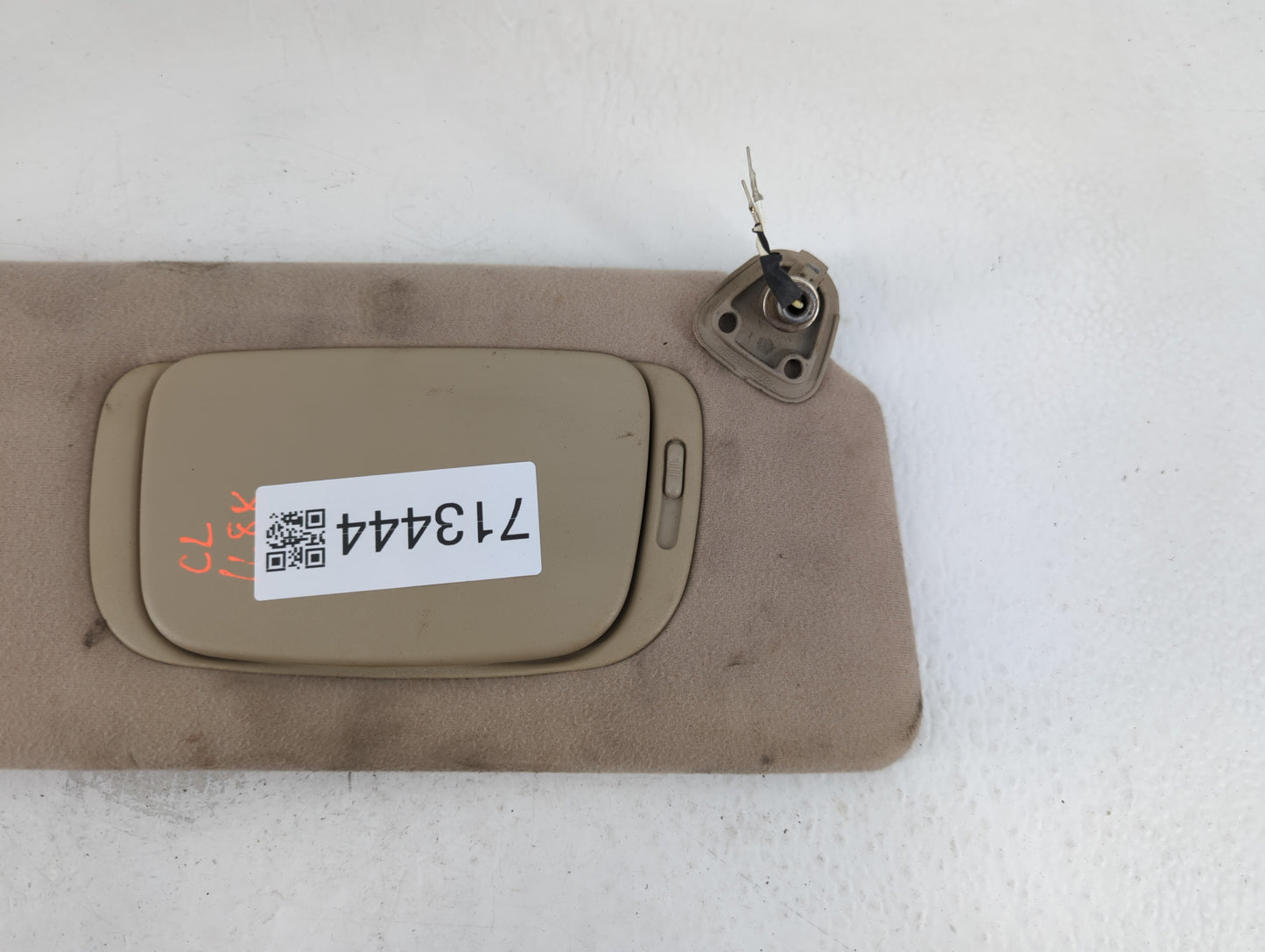 2002-2006 Toyota Camry Sun Visor Shade Replacement Passenger Right Mirror Fits Fits 2002 2003 2004 2005 2006 OEM Used Auto Parts - Oemusedautoparts1.com