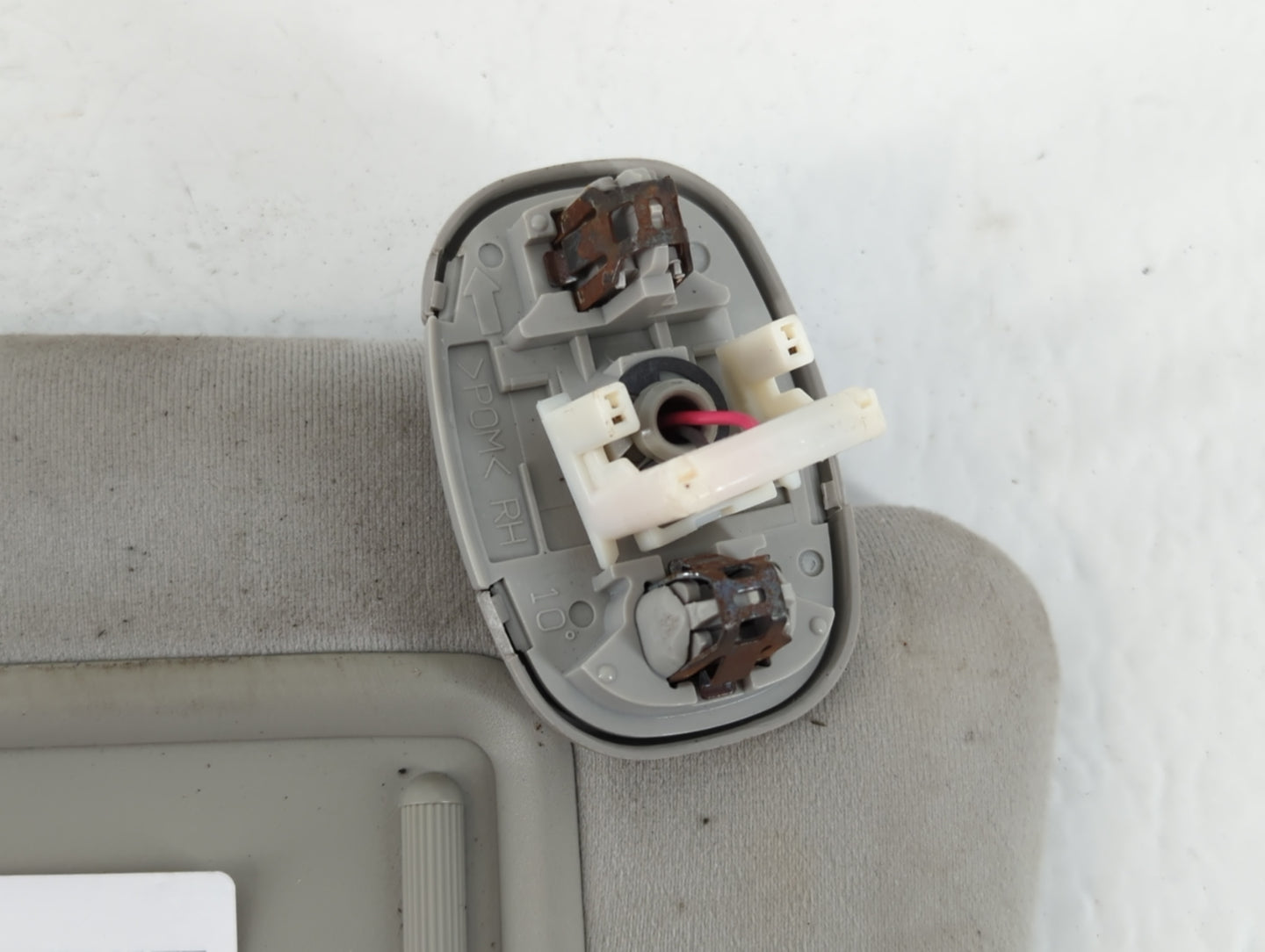 2010-2015 Toyota Prius Sun Visor Shade Replacement Passenger Right Mirror Fits Fits 2010 2011 2012 2013 2014 2015 OEM Used Auto Parts - Oemusedautoparts1.com