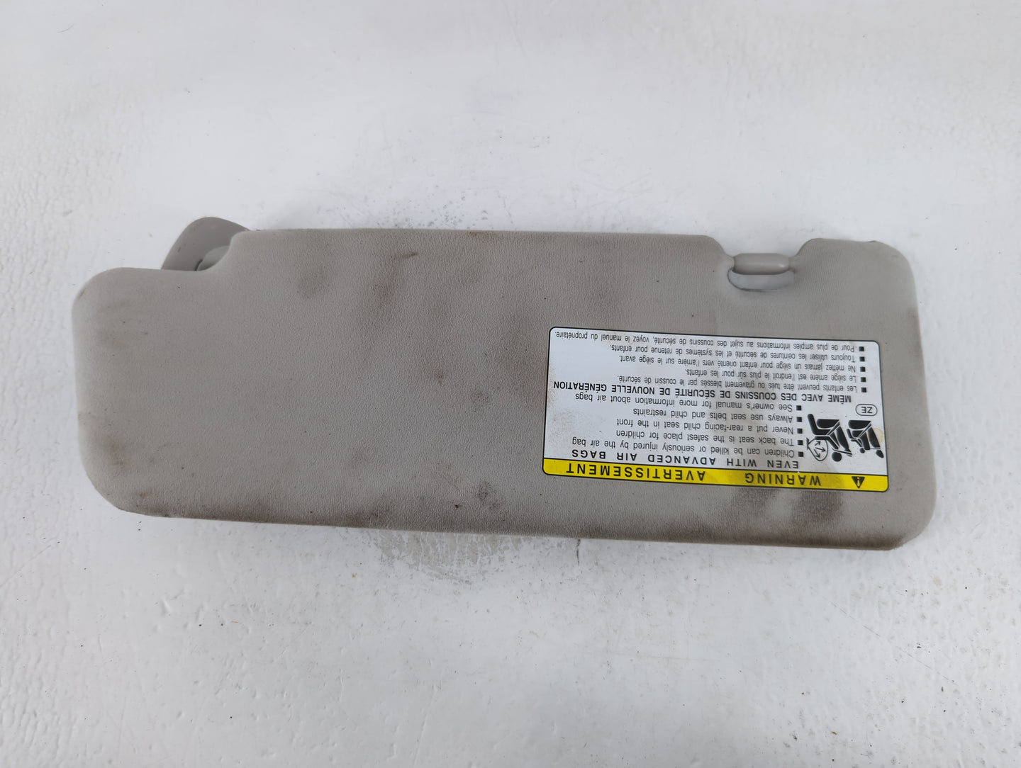 2010-2015 Toyota Prius Sun Visor Shade Replacement Passenger Right Mirror Fits Fits 2010 2011 2012 2013 2014 2015 OEM Used Auto Parts - Oemusedautoparts1.com