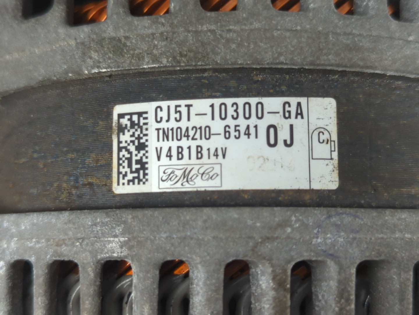 2013-2019 Ford Escape Alternator Replacement Generator Charging Assembly Engine OEM P/N:TN104210-6541 CJ5T-10300-GA Fits OEM Used Auto Parts - Oemusedautoparts1.com