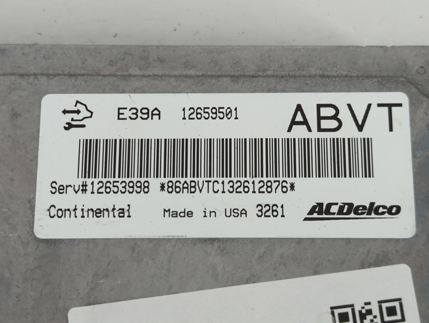 2013-2016 Chevrolet Malibu PCM Engine Control Computer ECU ECM PCU OEM P/N:12659501 12653998 Fits Fits 2013 2014 2015 2016 OEM Used Auto Parts - Oemusedautoparts1.com