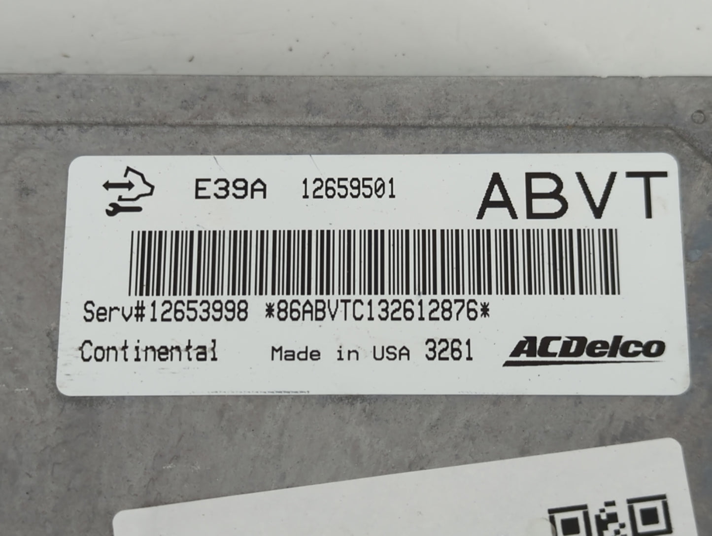 2013-2016 Chevrolet Malibu PCM Engine Control Computer ECU ECM PCU OEM P/N:12659501 12653998 Fits Fits 2013 2014 2015 2016 OEM Used Auto Parts - Oemusedautoparts1.com