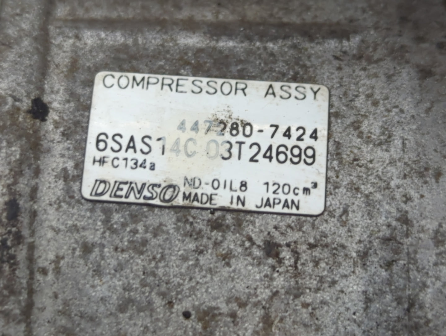 2017-2019 Infiniti Qx30 Air Conditioning A/c Ac Compressor Oem - Oemusedautoparts1.com