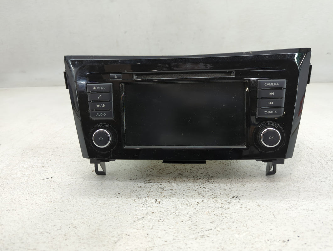 2018-2020 Nissan Rogue Radio AM FM Cd Player Receiver Replacement P/N:9696382 2591A8FM0B Fits Fits 2018 2019 2020 OEM Used Auto Parts