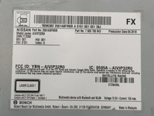 2018-2020 Nissan Rogue Radio AM FM Cd Player Receiver Replacement P/N:9696382 2591A8FM0B Fits Fits 2018 2019 2020 OEM Used Auto Parts