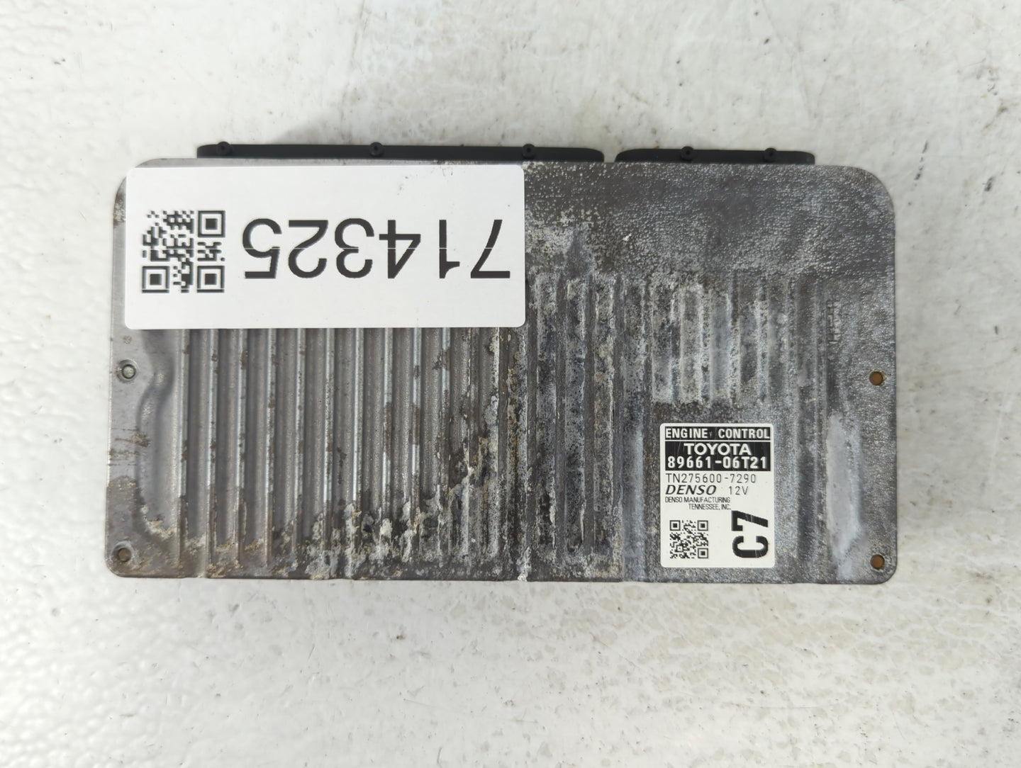 2015 Toyota Camry PCM Engine Control Computer ECU ECM PCU OEM P/N:TN275600-7290 89661-06T21 Fits OEM Used Auto Parts - Oemusedautoparts1.com